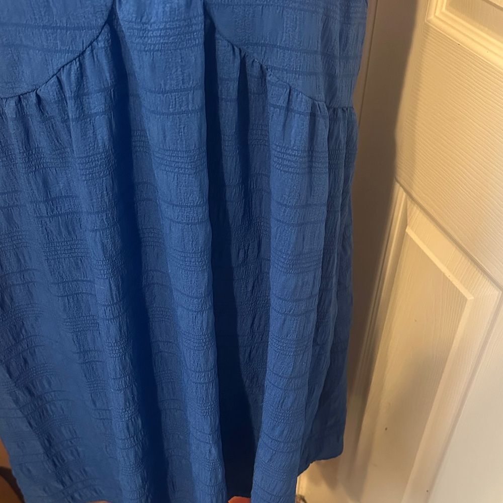 SHEIN Blue Ruffled Sleeve Women's dress - Picture 3 of 8